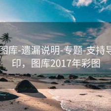 0149图库-遗漏说明-专题-支持导出打印，图库2017年彩图